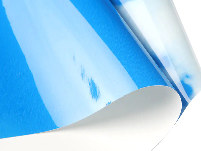Filem siling regangan PVC berjalur biru-20