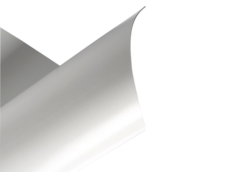 900GSM 1000D30X30 Struktur Membran PVC Bersalut Fabrik Poliester