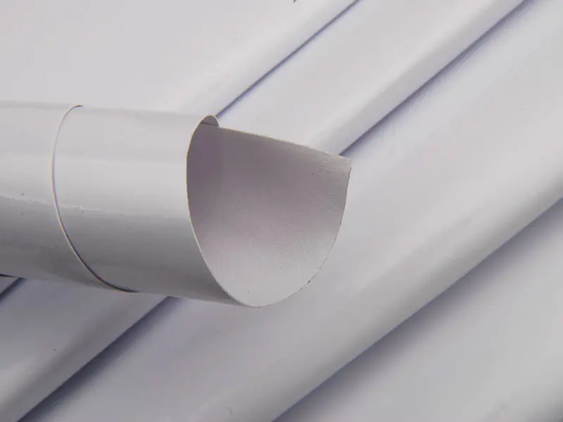 Gulung Vinyl Pelekat Sendiri Cetakan Digital Putih 140gsm