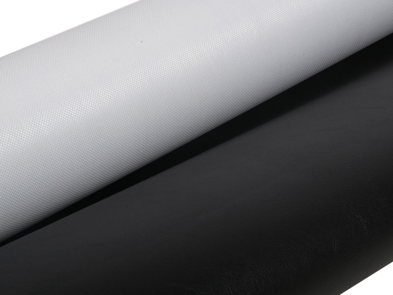 680GSM 1000D20X20 Gaya Kulit Fabrik Poliester Bersalut PVC